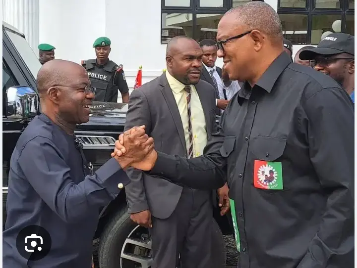 Gov Otti Calls Peter Obi “Okwute” On His Birthday