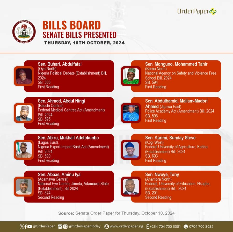 Dr Tony Nwoye’s Bill seeking establishment of Federal University of Education in Nsugbe passes second reading at the Senate